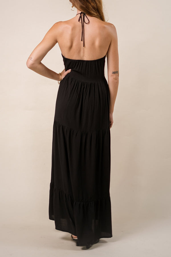 Lost In Paradise Rere Dress Black