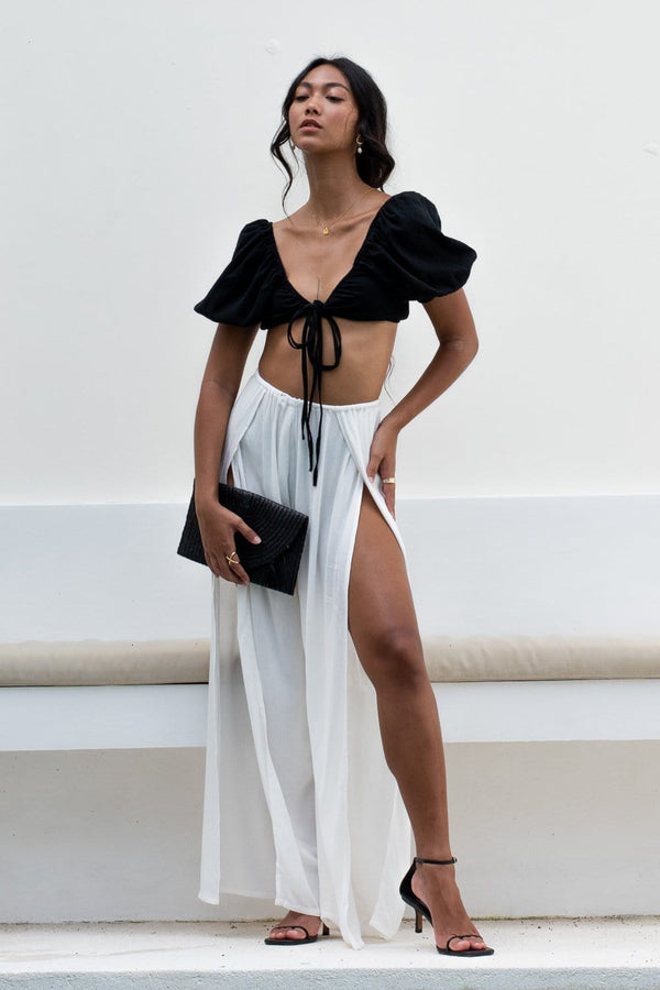 Lost In Paradise Riley Long Pants White