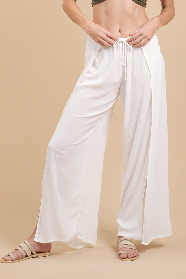 lost in paradise Riley Long Pants White