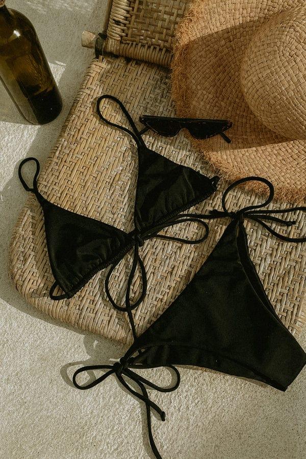 Lost In Paradise Rue Top Black