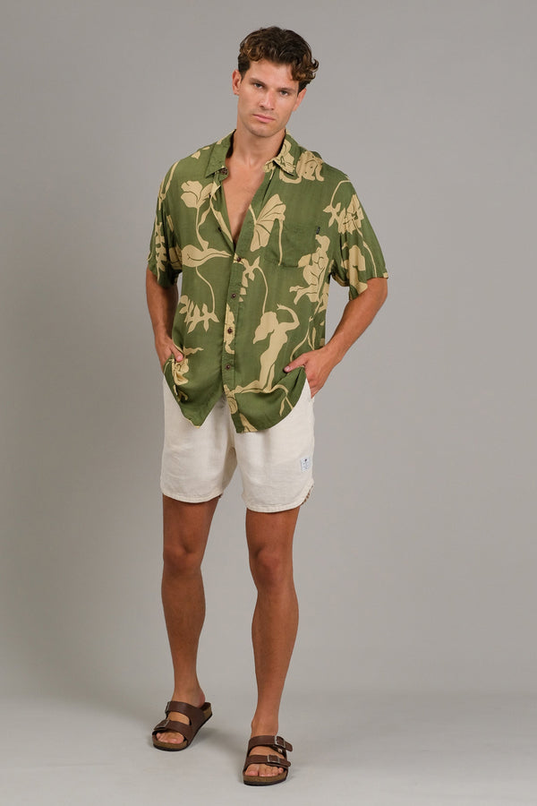 Lost In Paradise Silouette Shirt Green