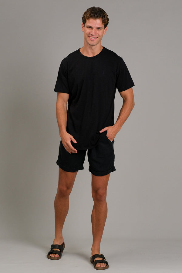 Lost In Paradise Slub Tee Black