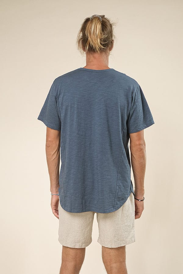 Lost In Paradise Slub Tee Blue