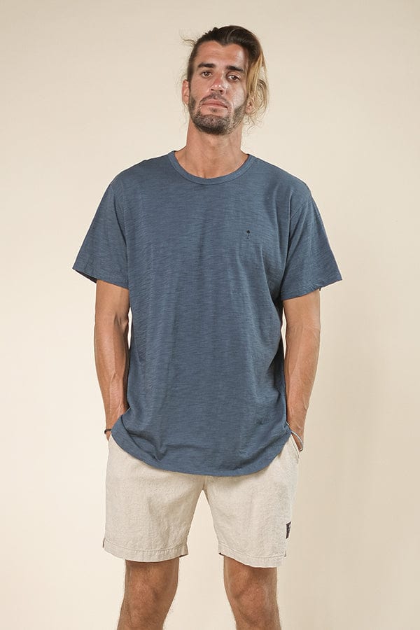 lost in paradise Slub Tee Blue