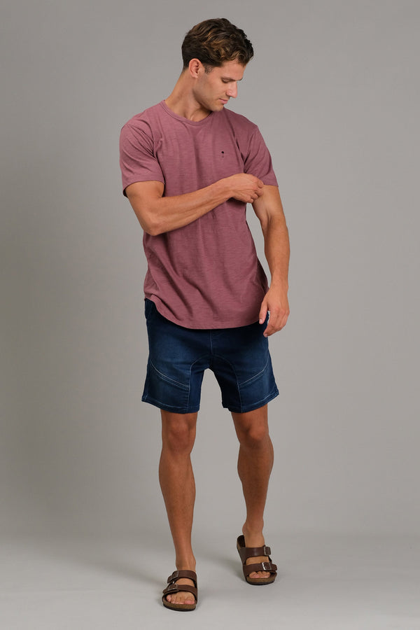 Lost In Paradise Slub Tee Purple