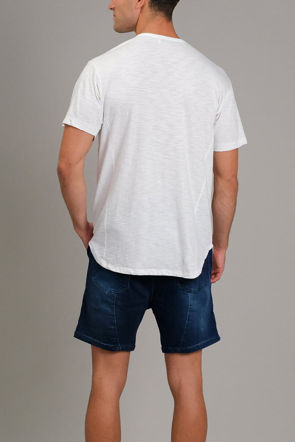 Lost In Paradise Slub Tee White