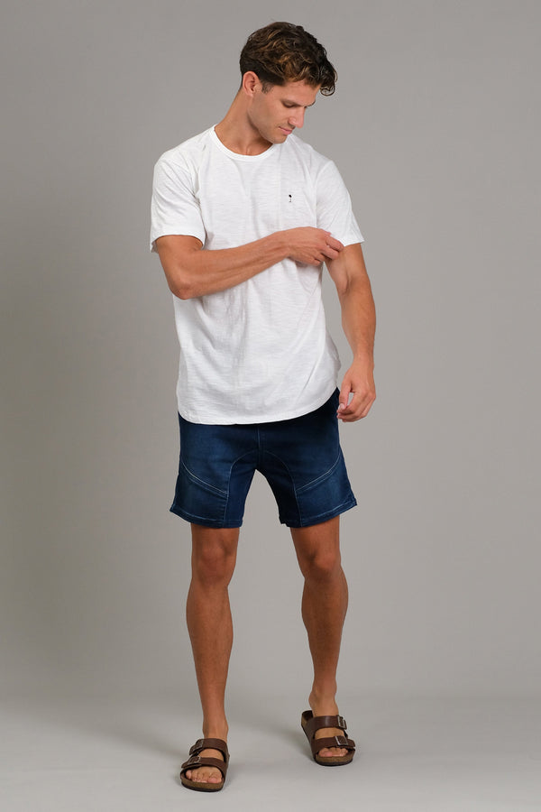 Lost In Paradise Slub Tee White