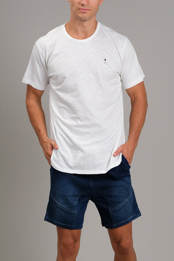 lost in paradise Slub Tee White
