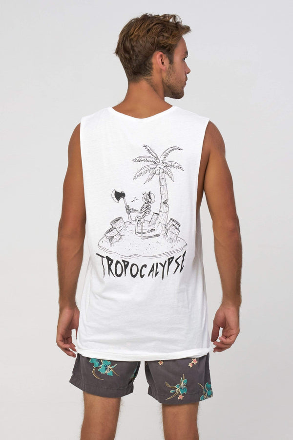 lost in paradise Sm Tropocalypse White