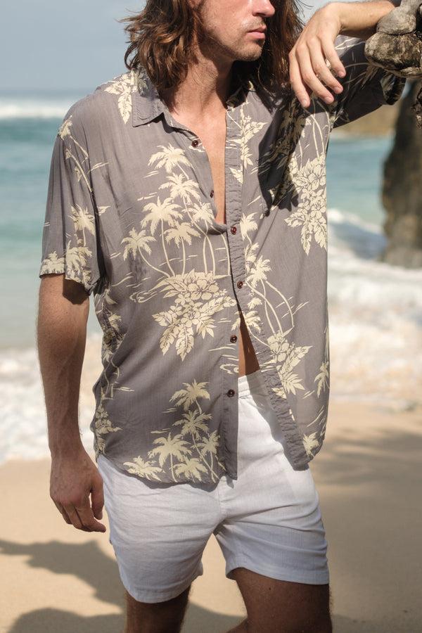 lost in paradise South Side Shirt Blue