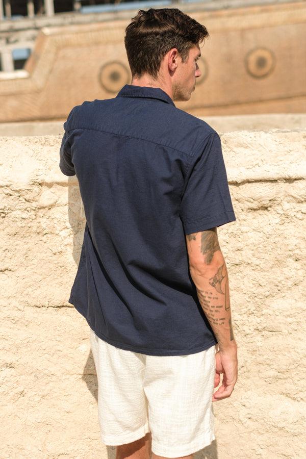 Lost In Paradise Strickland Shirt Blue