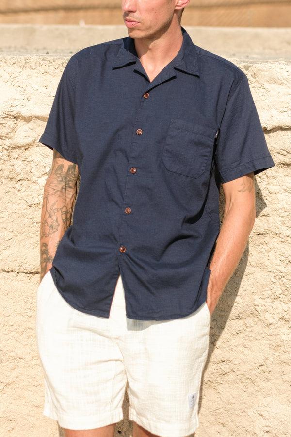 lost in paradise Strickland Shirt Blue