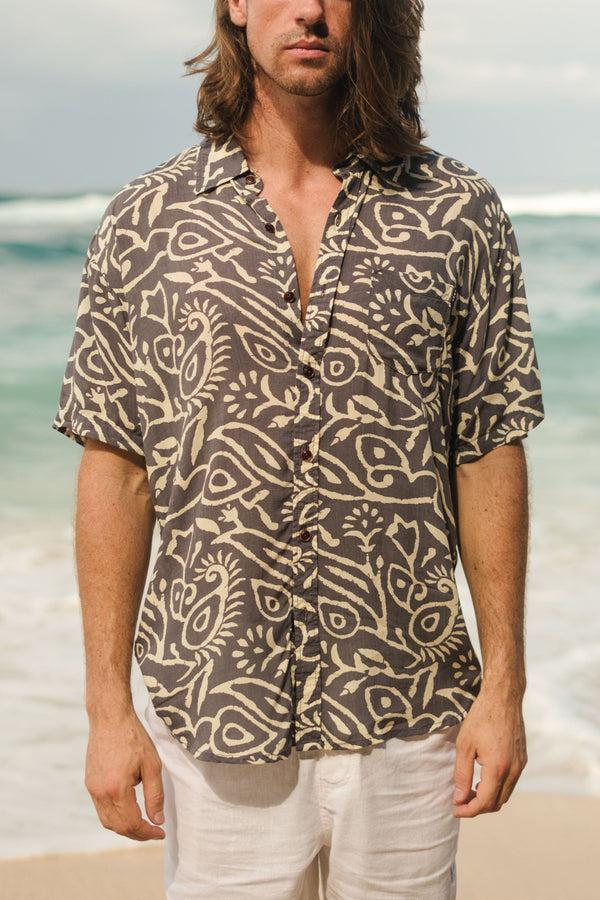 lost in paradise Sumba Shirt Blue