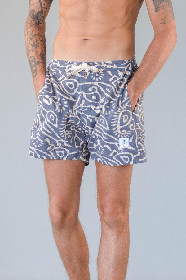 lost in paradise Sumba Short Blue
