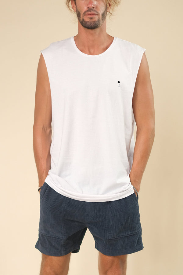 lost in paradise Summer Daze Muscle White