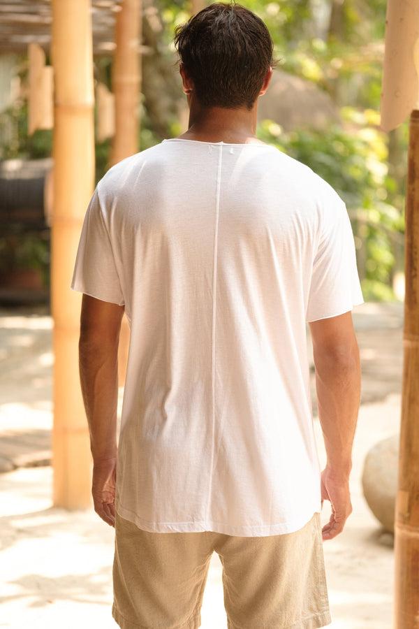 Lost In Paradise Summer Daze Tee Pocket White