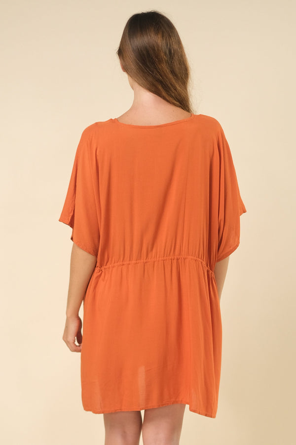 Lost In Paradise Tala Kaftan Dress Orange