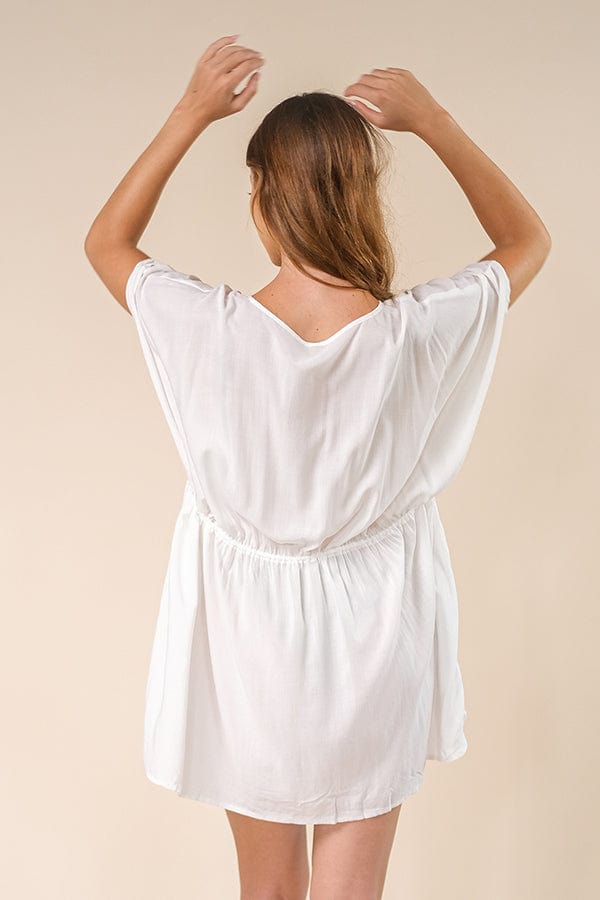 Lost In Paradise Tala Kaftan Dress White