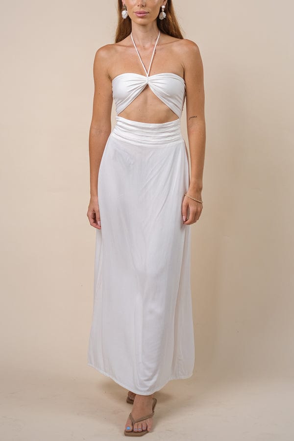 lost in paradise Thalia Dress White
