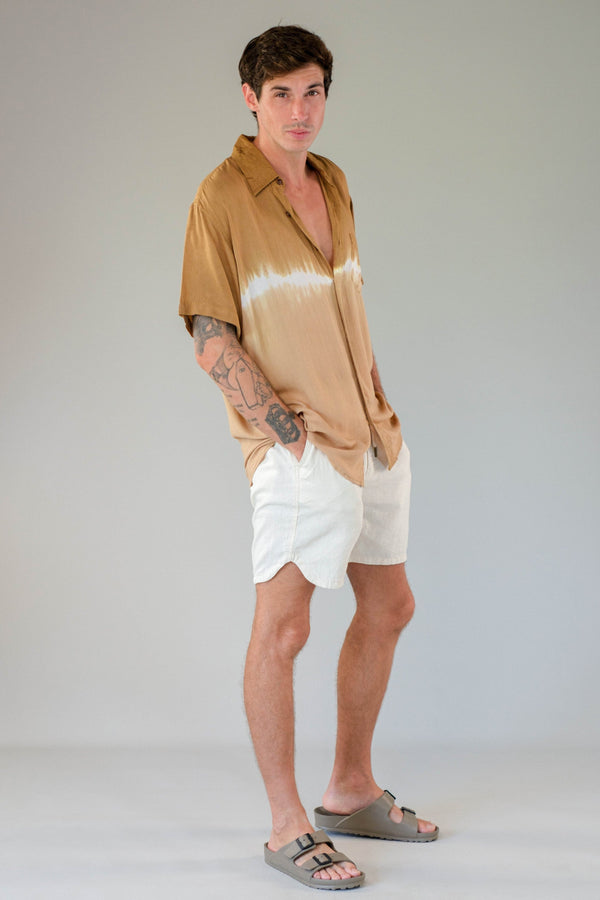 Lost In Paradise Too Tone Shirt Light Brown