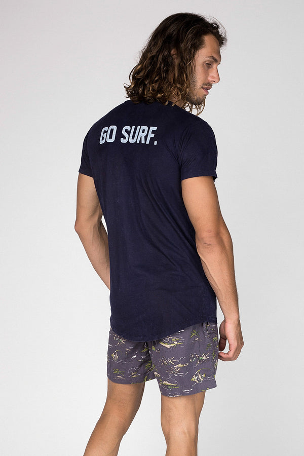 Lost In Paradise Ts Go Surf Blue