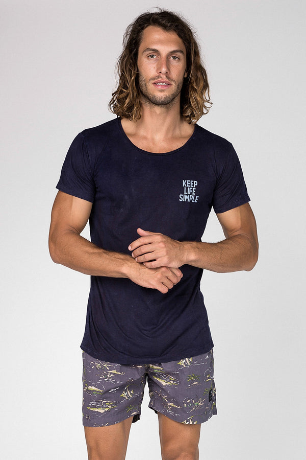 lost in paradise Ts Go Surf Blue