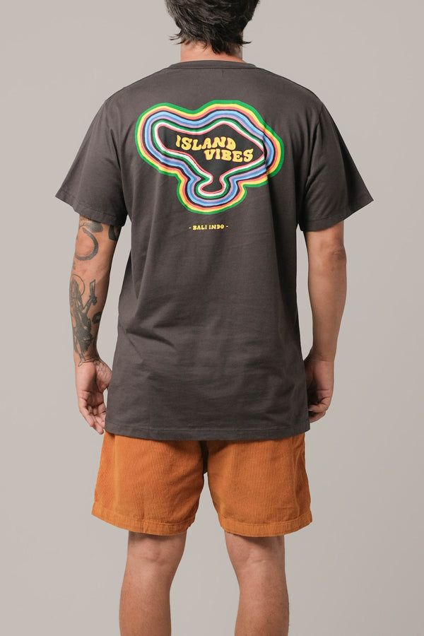 lost in paradise Ts Island Vibes Black