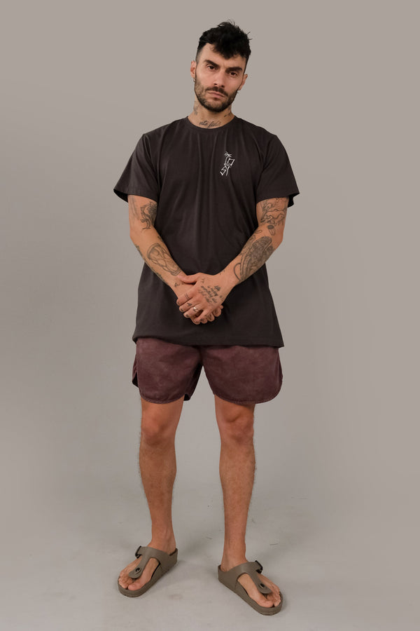 Lost In Paradise Ts Line Brush Lost Black