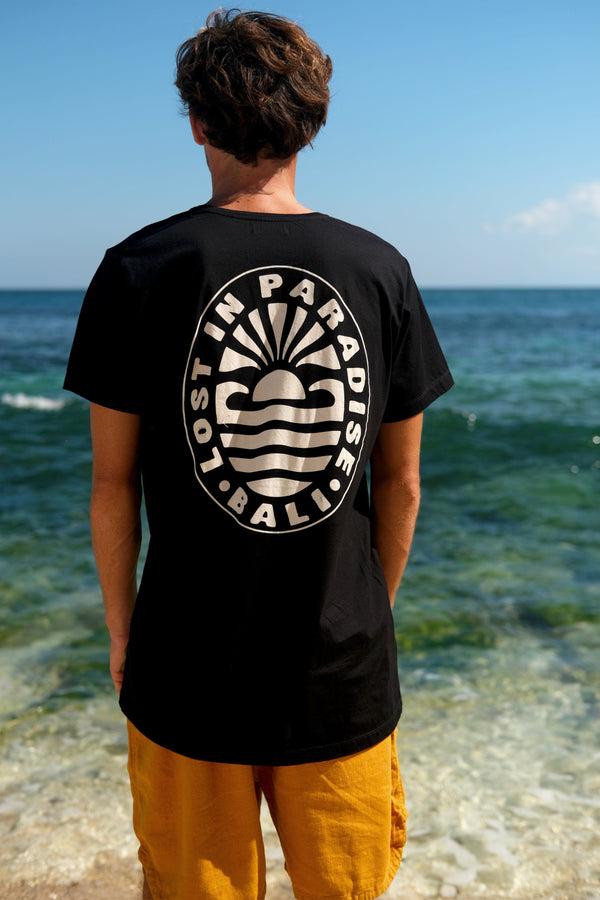 lost in paradise Ts Lip Rise Black