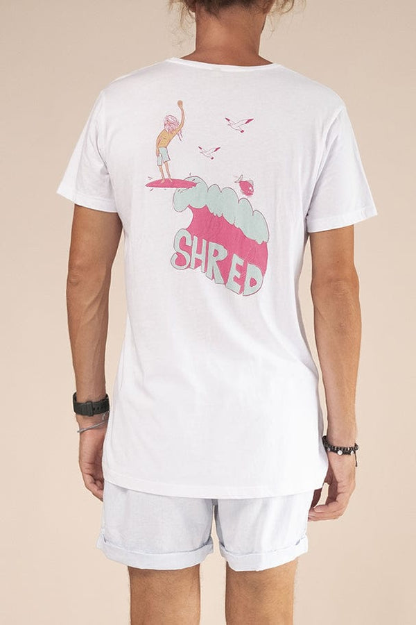 lost in paradise Ts Shred White