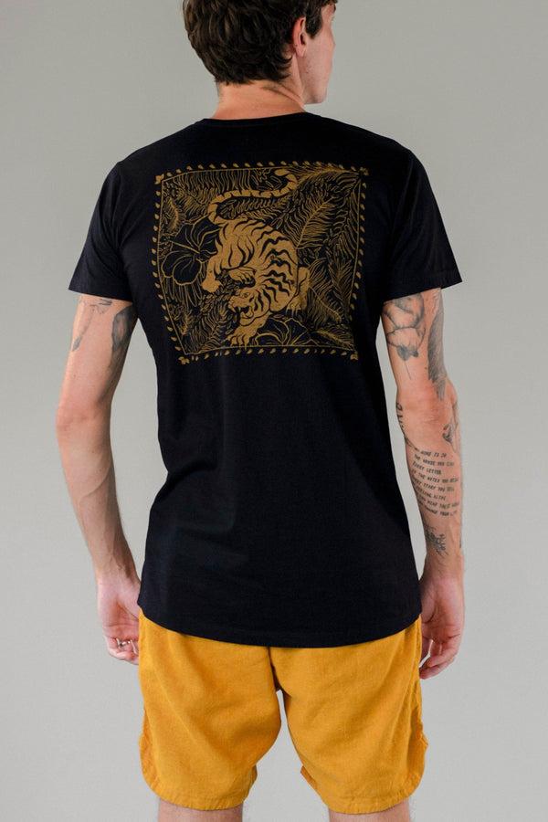 lost in paradise Ts Tiger Black