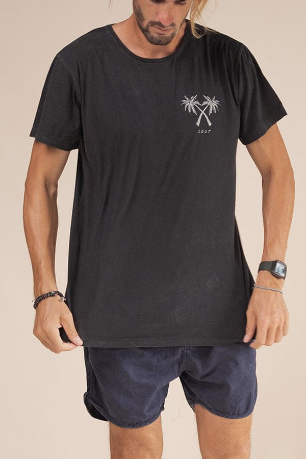 Lost In Paradise Ts Twin Palm Black