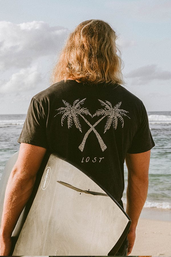 Lost In Paradise Ts Twin Palm Black
