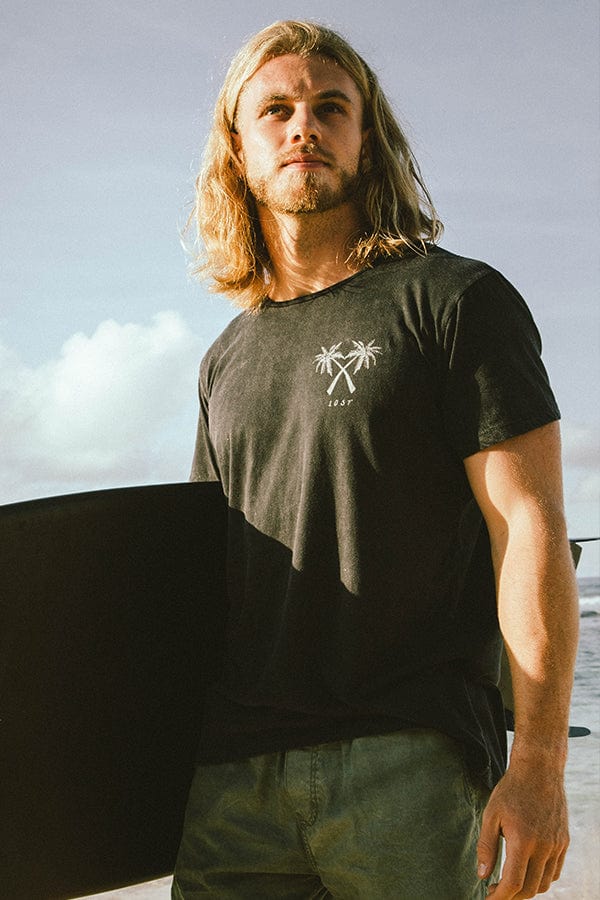 Lost In Paradise Ts Twin Palm Black