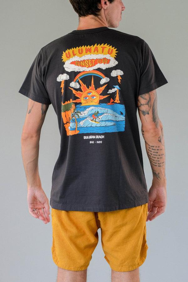 lost in paradise Ts Uluwatu Sunset Club Black
