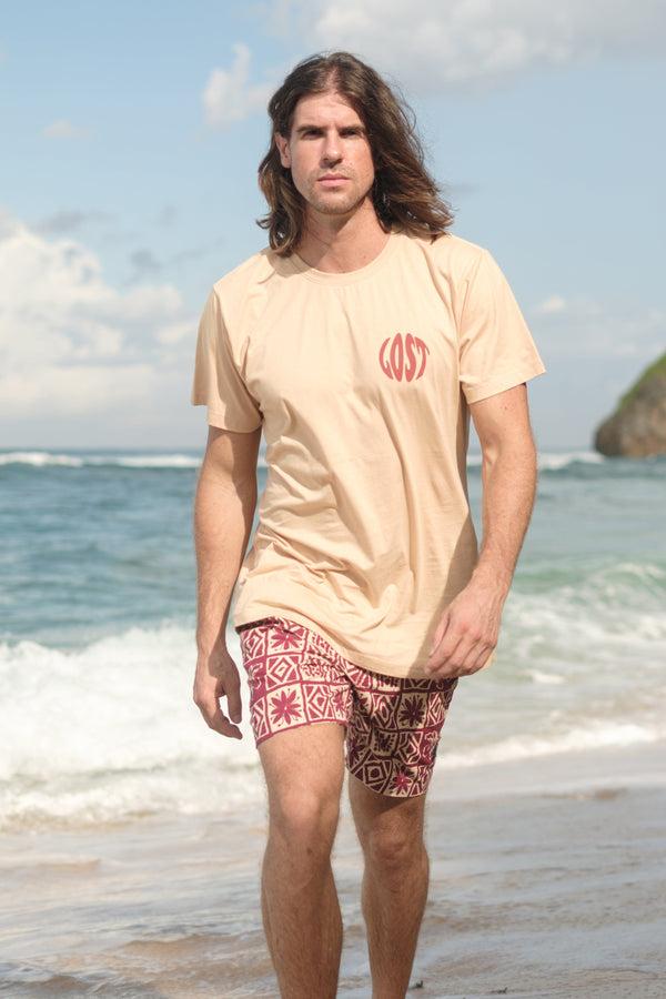 Lost In Paradise Waikiki Short Red