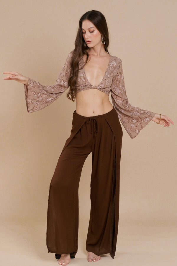 Lost In Paradise Wanda Top Brown