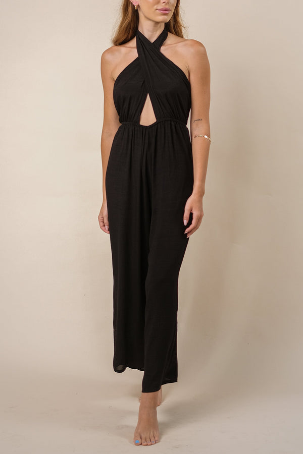lost in paradise Xylia Jumpsuit Black