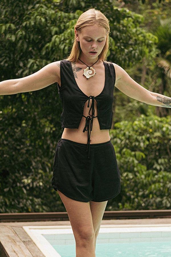 lost in paradise Zelia Short Black