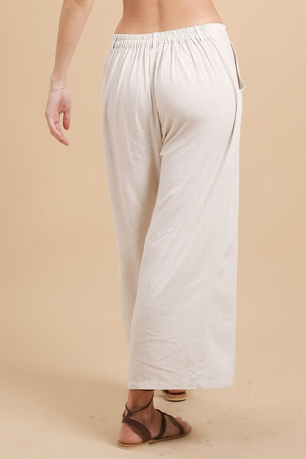 Lost In Paradise Zoya Long Pant Cream