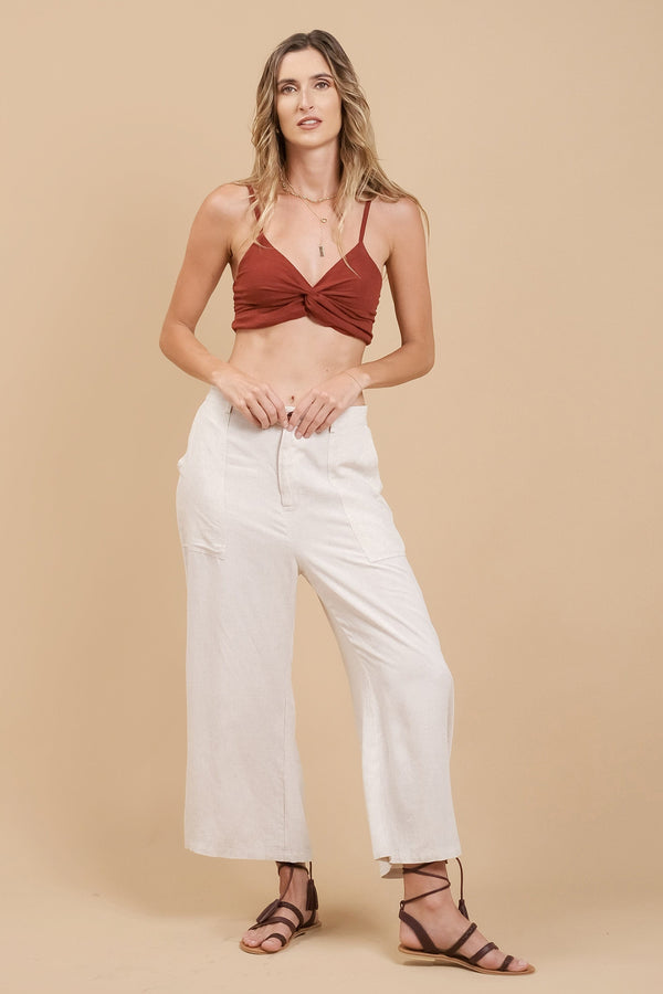 Lost In Paradise Zoya Long Pant Cream