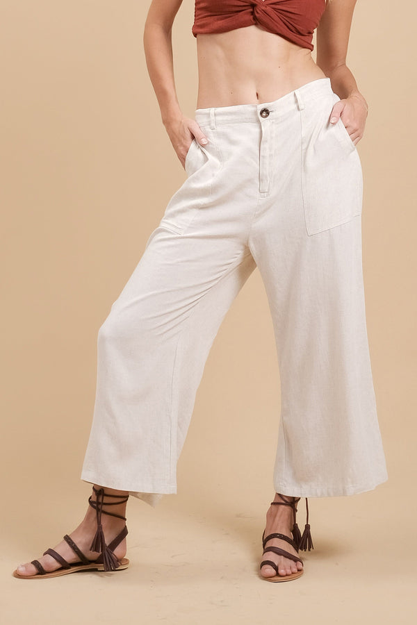 lost in paradise Zoya Long Pant Cream