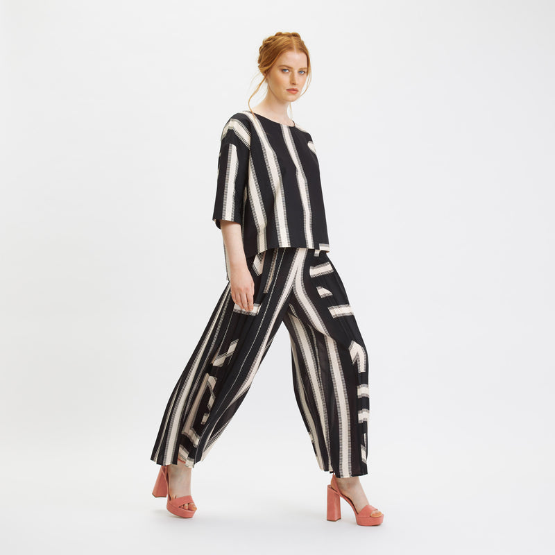 Louisa Parris Agnelli Penzance Pleated Trouser