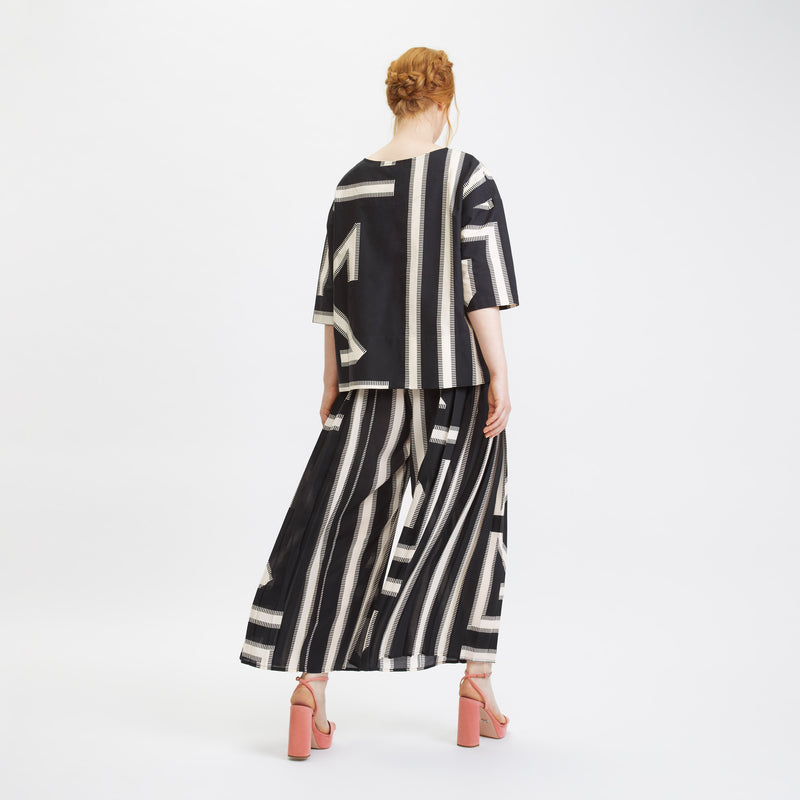Louisa Parris Agnelli Penzance Pleated Trouser