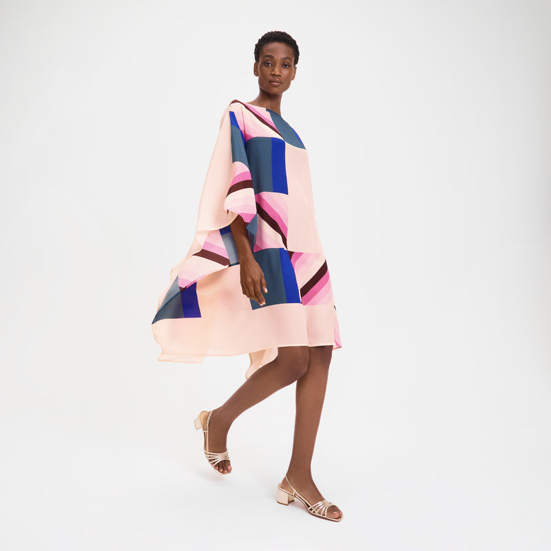 Louisa Parris Crane Short Scarf Dress