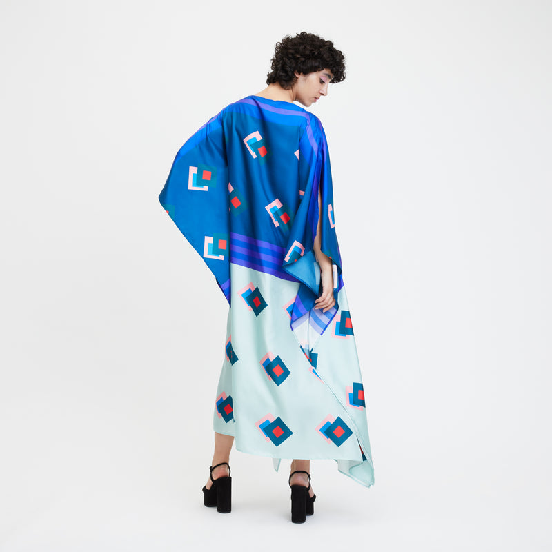 louisa parris Edoardo Long Scarf Dress
