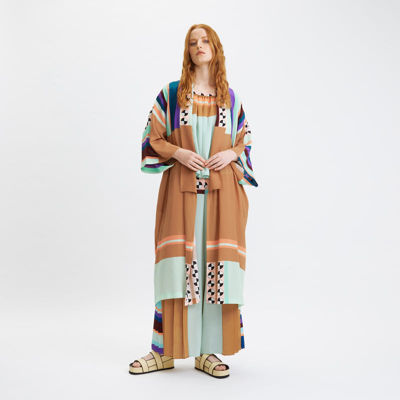 louisa parris Lotus Robe Dress