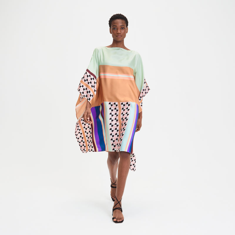 Louisa Parris Lotus Short Scarf Dress