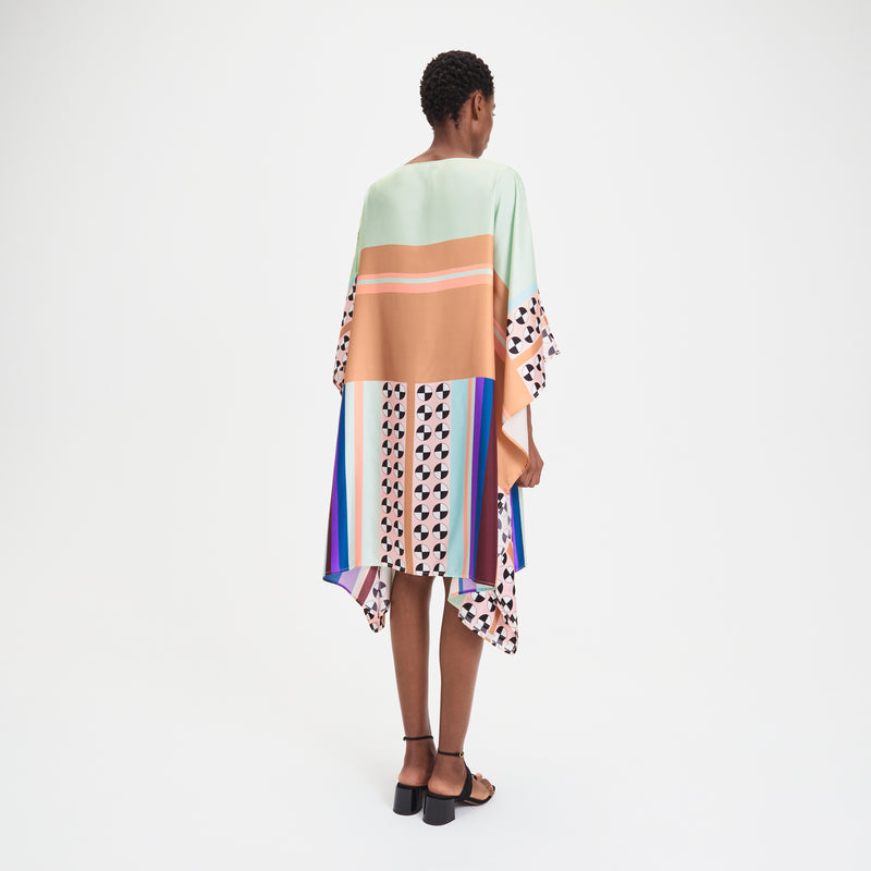 Louisa Parris Lotus Short Scarf Dress