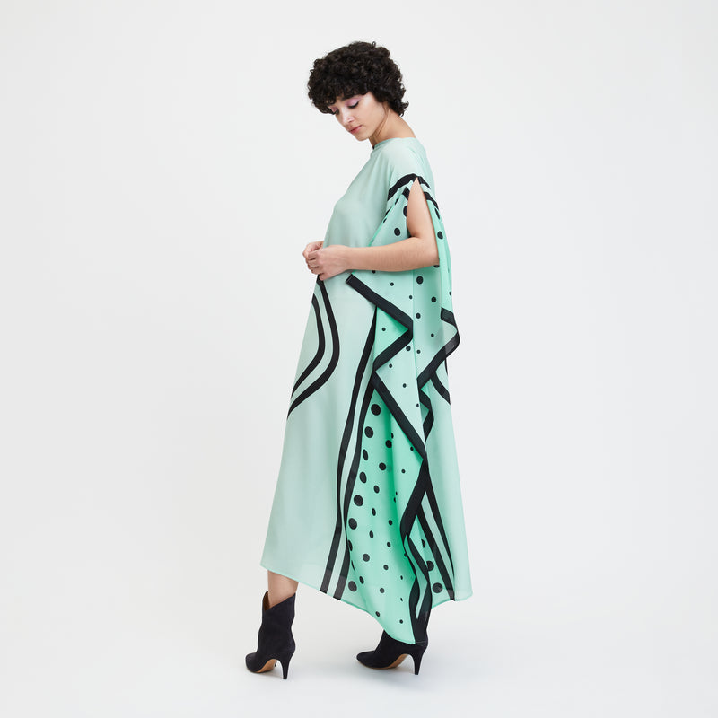 louisa parris Luciana Long Scarf Dress